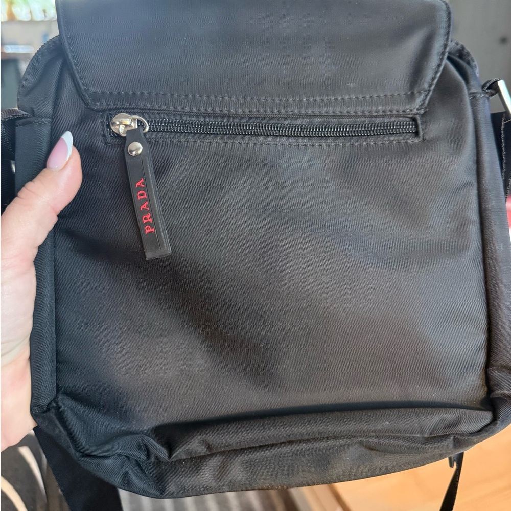 Prada Men's Black Messenger Bag